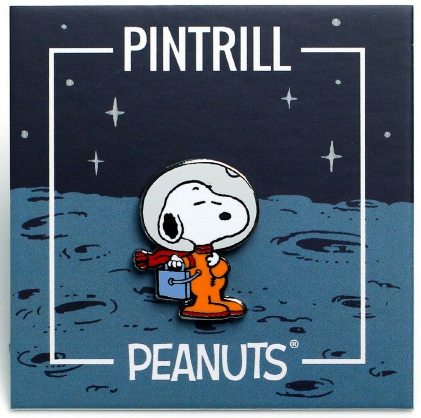 スヌーピー　NASA SpaceSeries アストロノーツ ピンバッチ　② ⚡RARE⚡ PINTRILL x PEANUTS Standing Astronaut Snoopy Pin