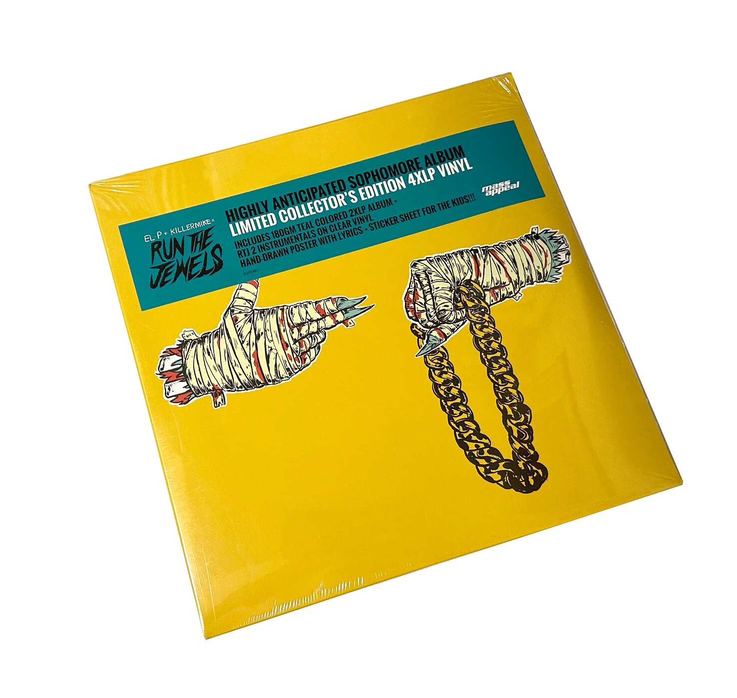 Run The Jewels 2 Teal Colored Vinyl 4 LP Deluxe Edition NEW