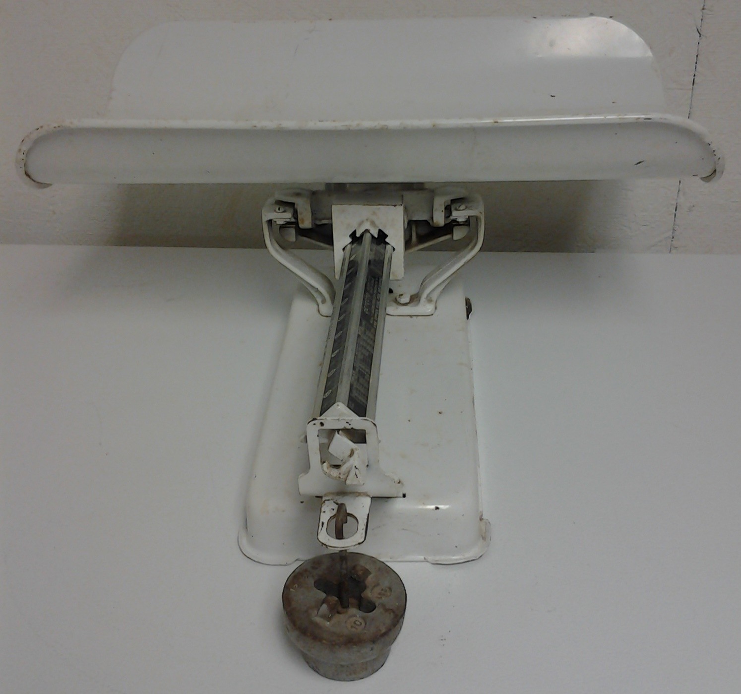 Vintage Detecto Baby Scale, Beam-Type Jacobs Bros. Brooklyn NY, with weights