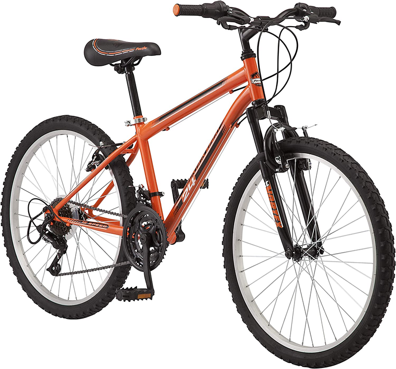 Pacific Mountain Adult Sport Bike, 24-26-Inch Wheels, Multiple Colors