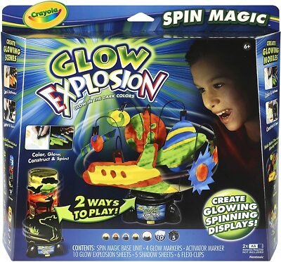 Crayola Glow Explosion Spin Magic  ()
