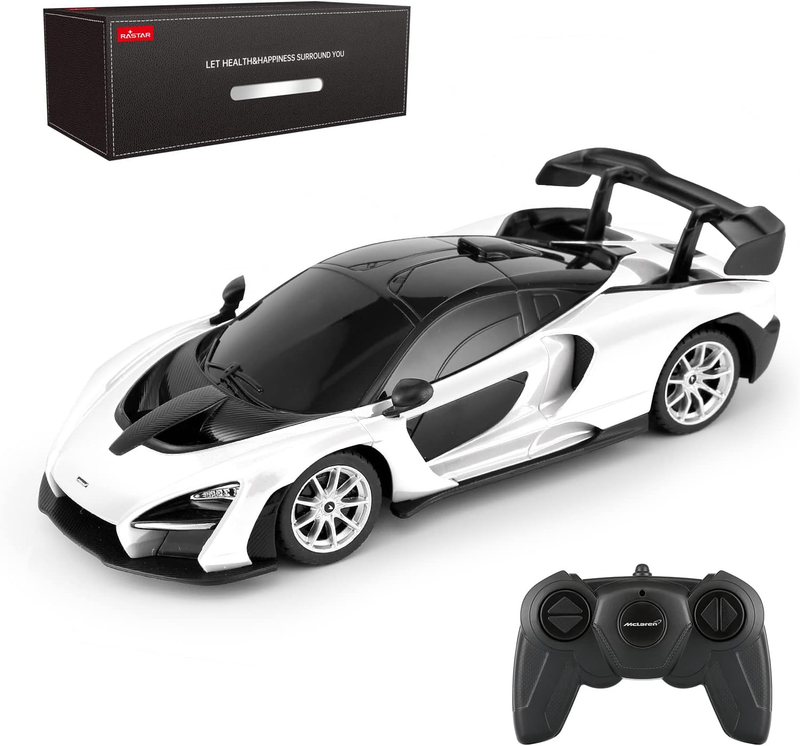 , Mclaren Toy Car 1:24 Senna White