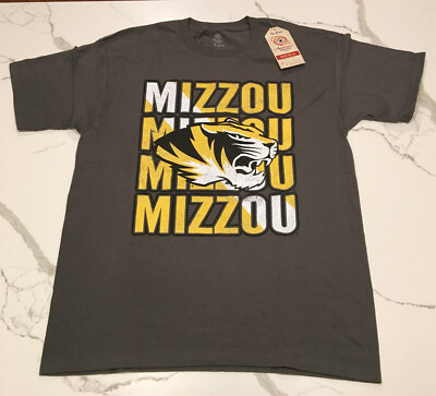 University of Missouri Tigers T-Shirt MIZZOU NWT American Threads The Game Large