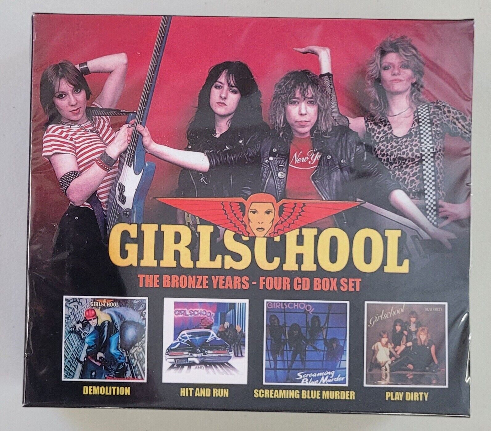Girlschool The Bronze Years New Four CD Box Set Brazil Heavy