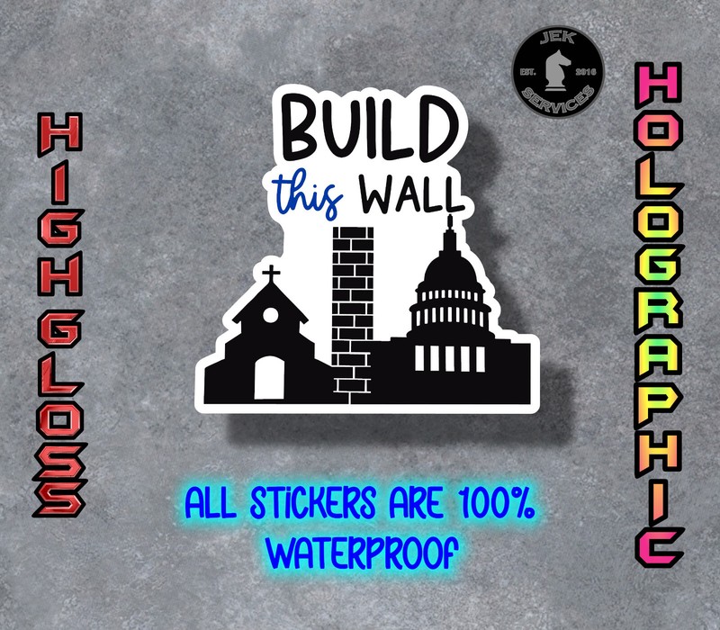Build This Wall Sticker Decal for Water Bottles & Laptops