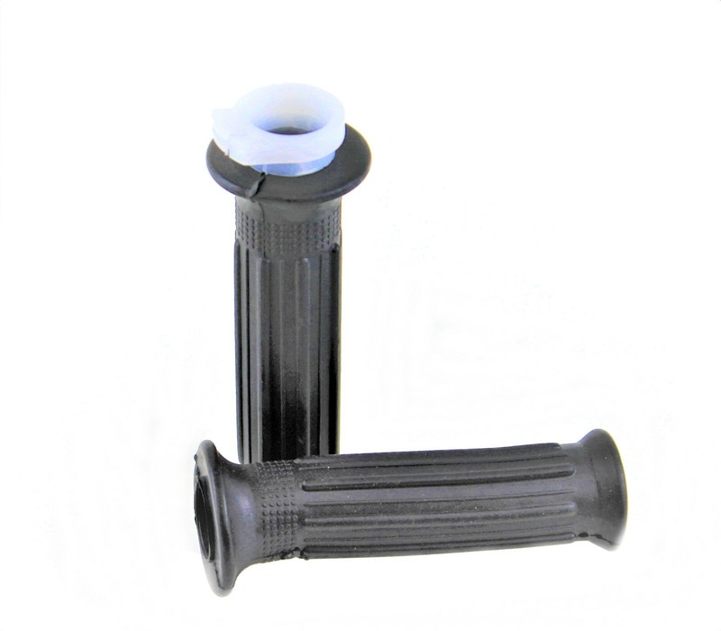 Gummi Lenkergriffe Und Gasgriff FÃ¼R Suzuki Gn125 Nf Gn 125 Schwarz