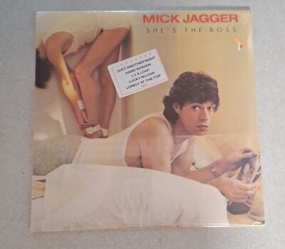 33 LP RECORD Mick Jagger She's the Boss. Sealed 
