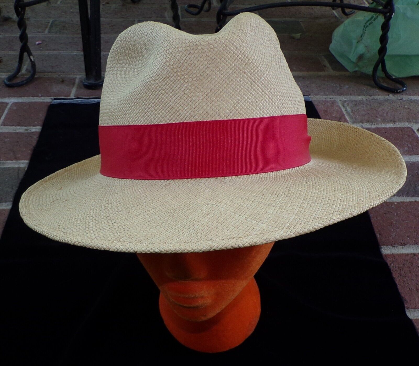 Original PANAMA HAT Columbia Men San Juan Puerto Rico Ole Original PANAMA HAT Columbia Men San Juan Puerto Rico Ole