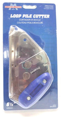 Marshalltown Loop Pile Cutter 6-1/2  LPC2 EDI-28790 Carpet Cutter 2 Blades 165mm