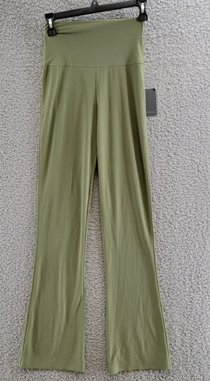 Norma Kamali Bootcut Pants Women's XS Military Wide Waistband Pull-On Style + - Picture 2 of 13
