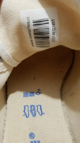 Vintage Converse Jack Purcell off-White Canvas Sneakers Shoes Size 9 **USA MADE