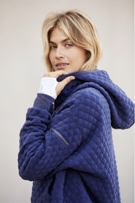 

Куртка с капюшоном Free People Movement Hibernation, мягкая стеганая синяя , НОВИНКА 198 долларов США, Синий
