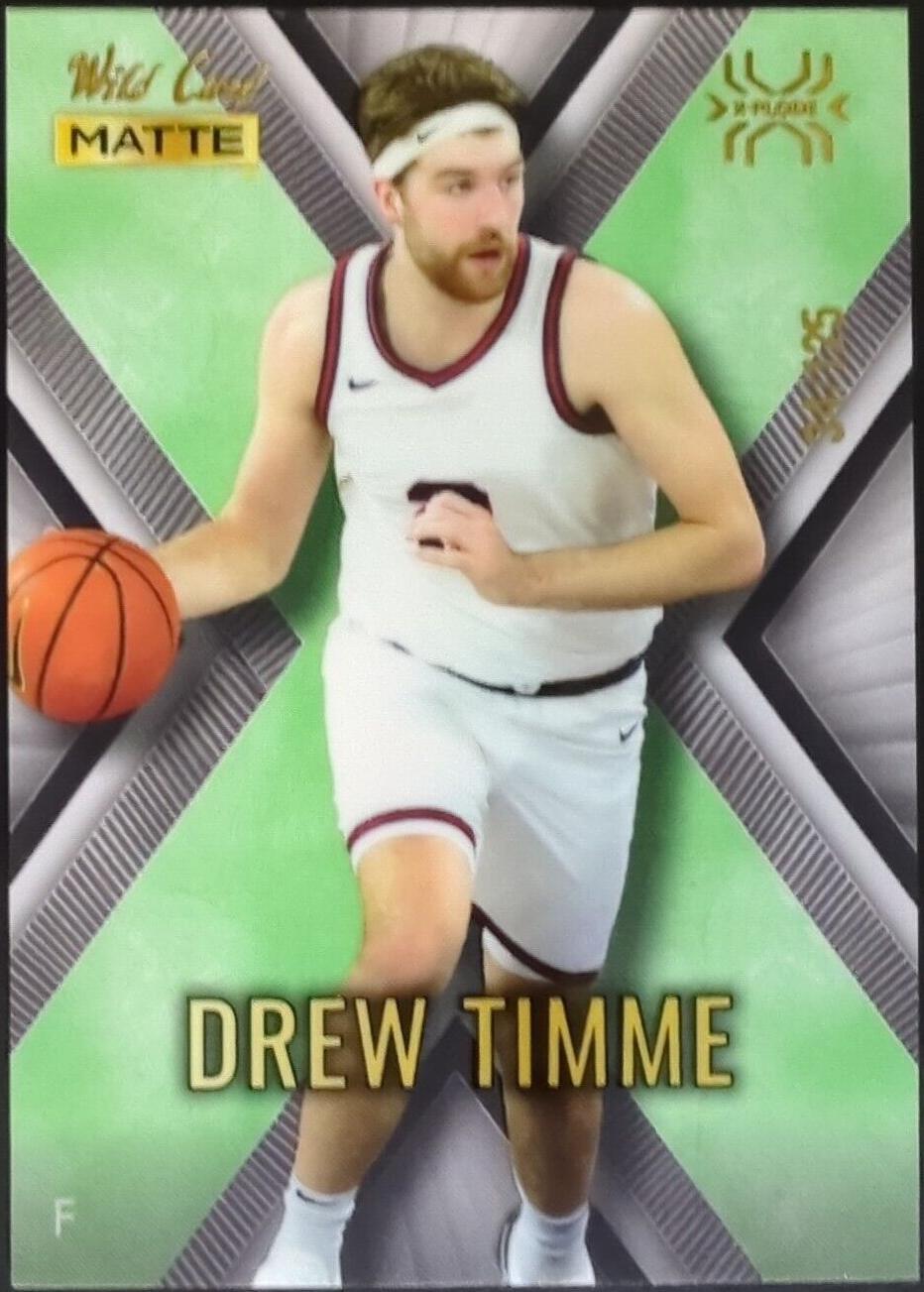 2022-23 Wild Card Matte Draft - X-Plode Drew Timme #MXP-13 White-Green ...