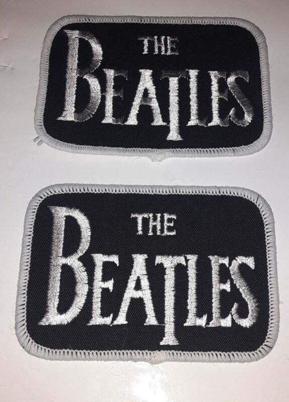 The Beatles Patch Lot of 2 Band Logo Patch 