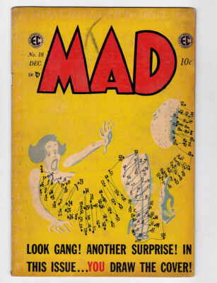MAD #18 2.5 EC COMICS 1954 OFF-WHITE PAGES