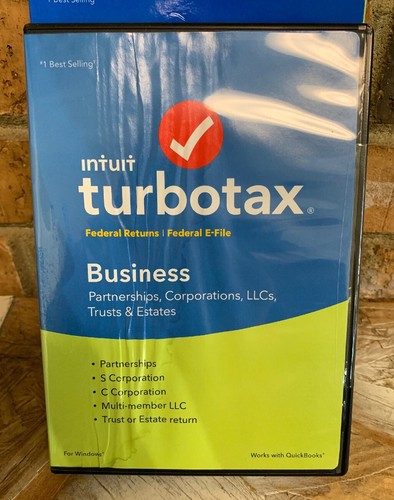 Brand New Factory Sealed Turbotax Business 2017 Sealed Fed + E-file Windows