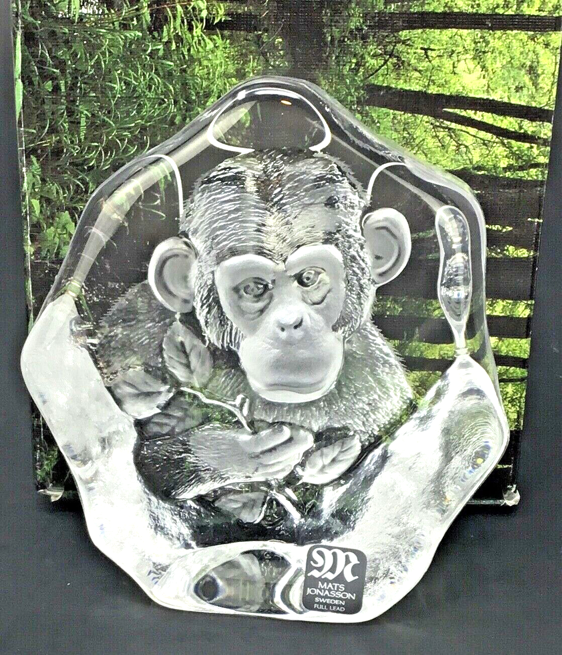 Mats Jonasson Swenden Crystal Sculpture Wildlife Series