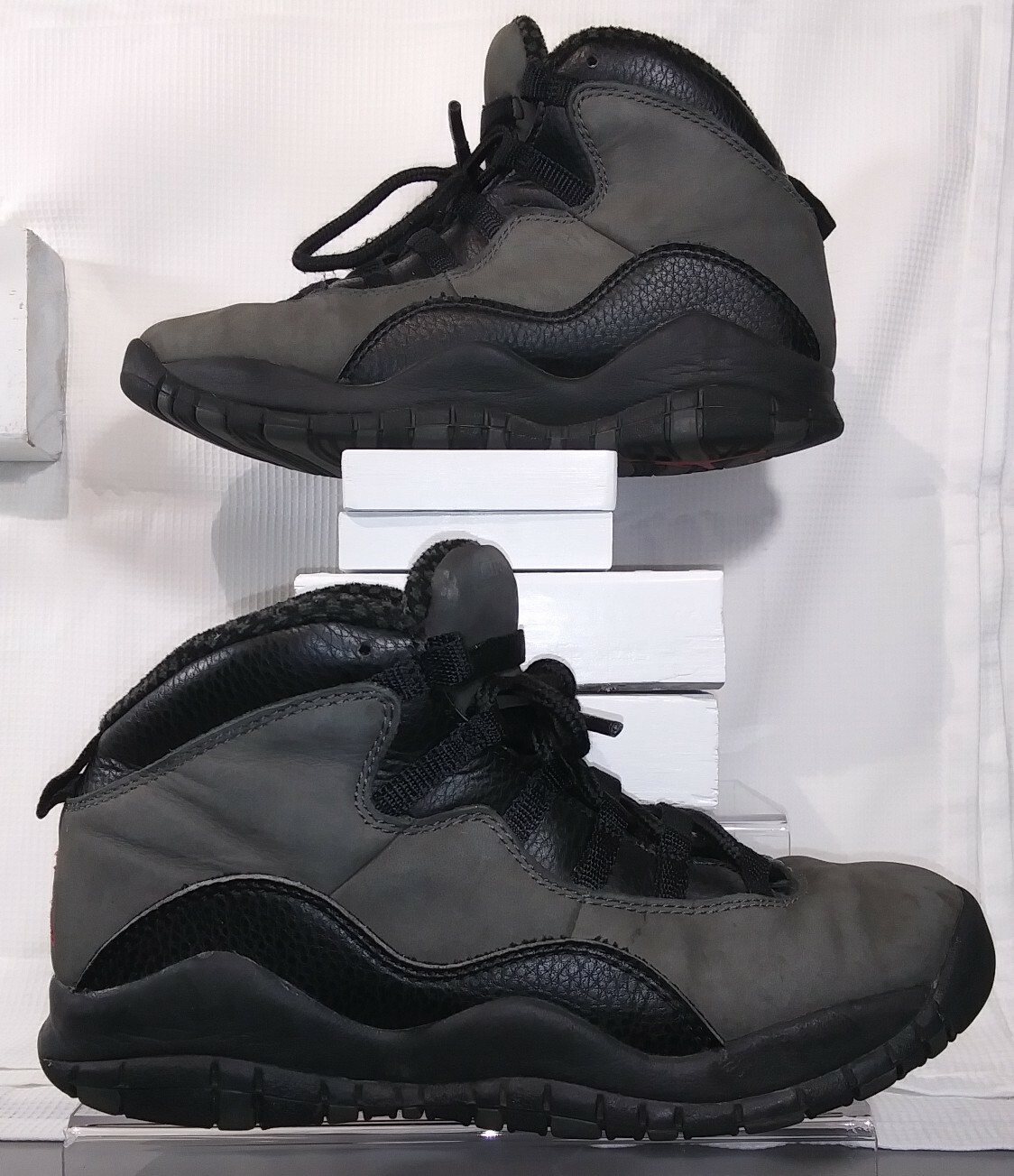 Nike Air Jordan 10 Retro GS SHADOW BLACK DARK GREY 310806