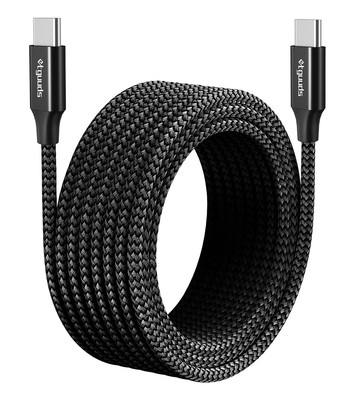 Etguuds Extra Long USB C to USB C Cable [ 16Ft/5M PD 60W Type C to Type C Cable 