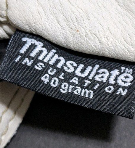 3M Thinsulate 40 Gram Heavy Duty Leather  Work Gloves Size: M + safety  glasses