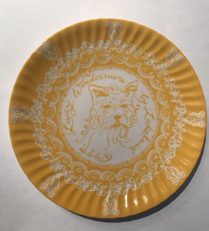 Lady Windermere By Lakeland Terrier Dog Porcelain Plate
