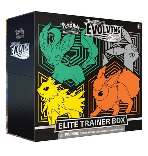 【週末特価】EVOLVING SKIES Elite Trainer Box Pokemon TCG Evolving Skies Elite Trainer Box NEW & FACTORY