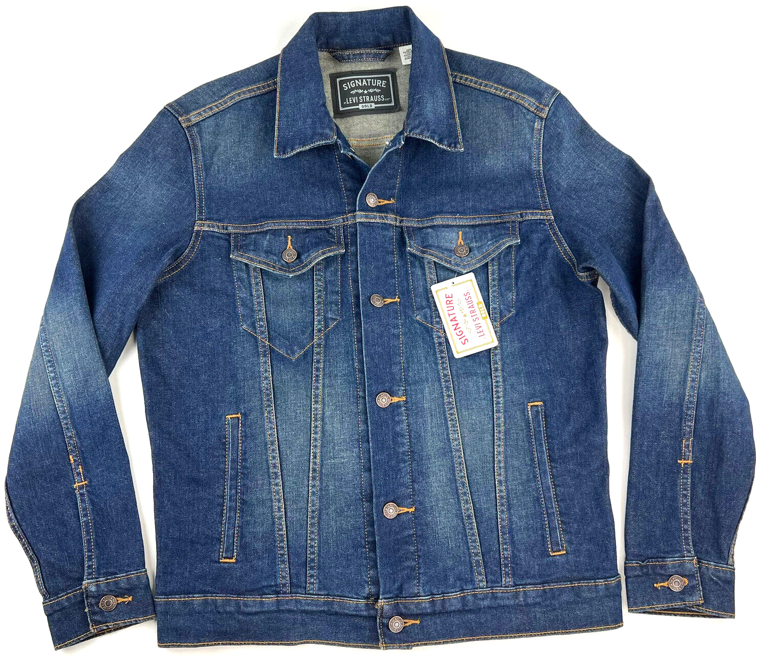 Levi's Straus Signature デニム　gジャン 4XL New Levis Strauss Signature Gold Jacket Men XL Blue Denim