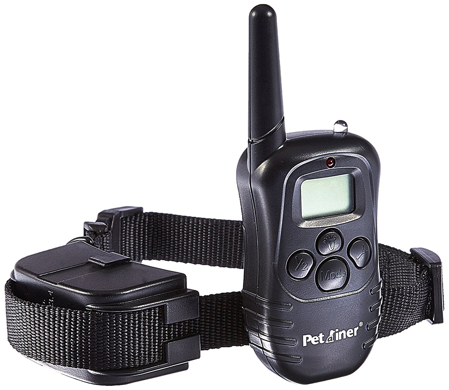 Petrainer Electric 100lv Shock Vibrate Dog Training Collar With Remote Control