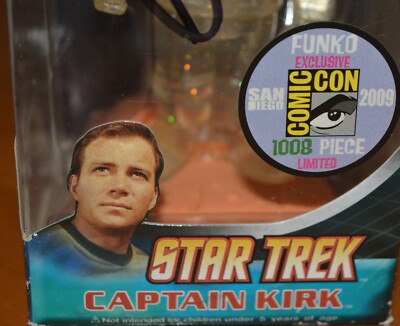 RARE 1 OOAK STAR TREK CAPTAIN KIRK WILLIAM SHATNER AUTOGRAPHED 2009 BOBBLE-HEAD