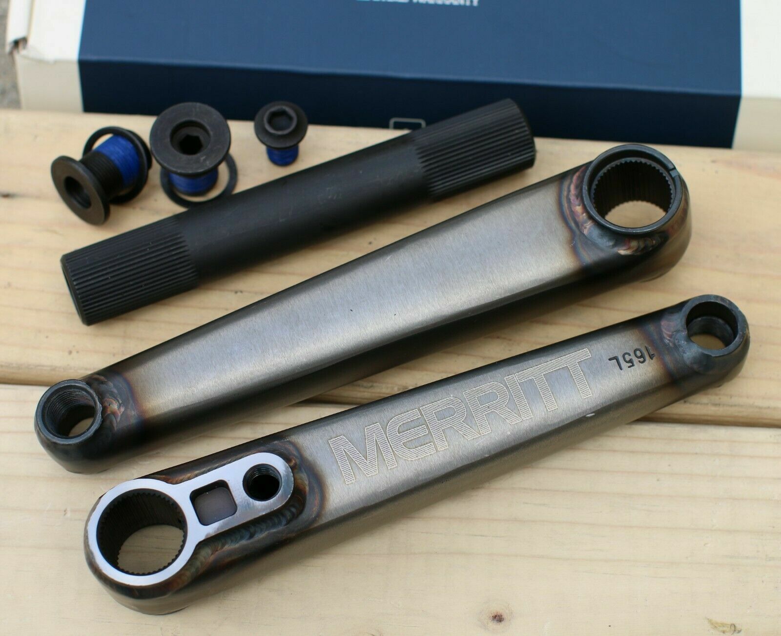美品！MERRITT BATTLE CRANK RAWカラー 160ミリbmx