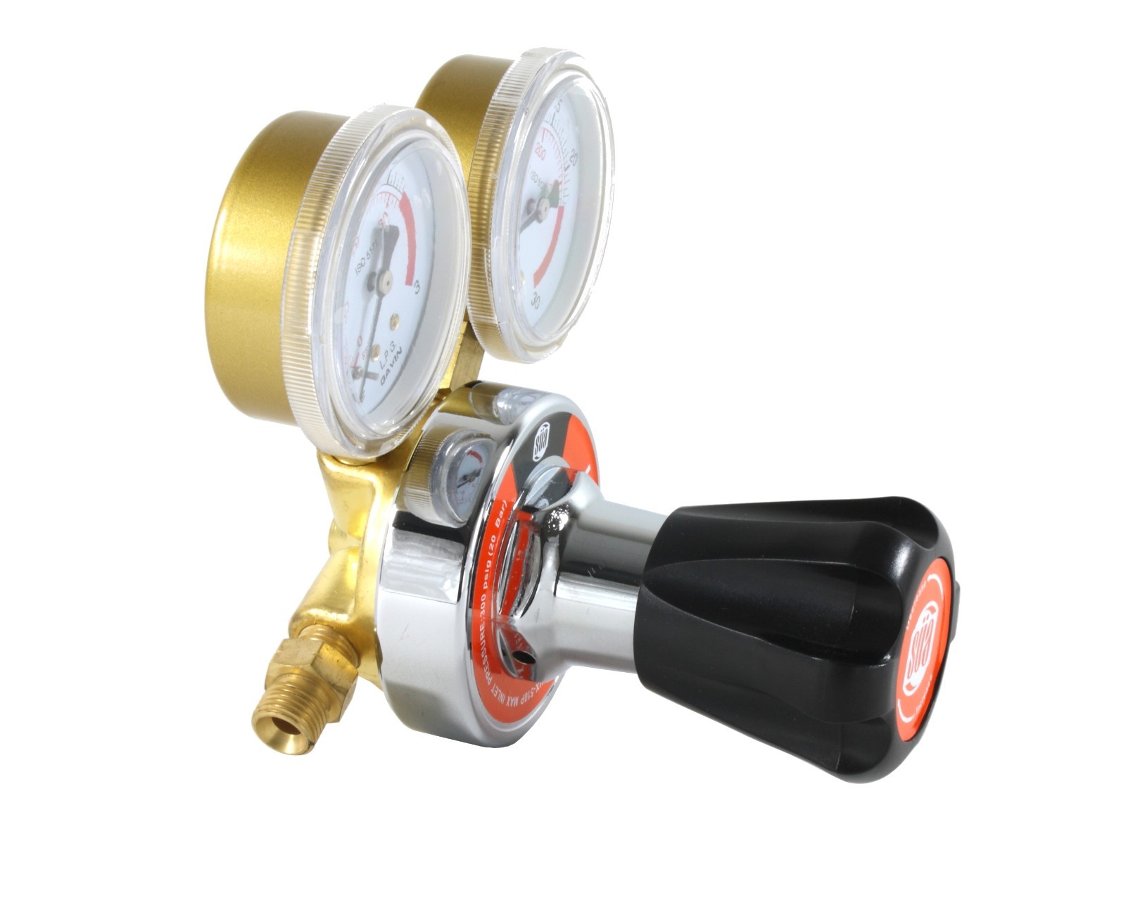 SÜA Oxygen and Propane/Propylene Regulators Combo Welding Gauges