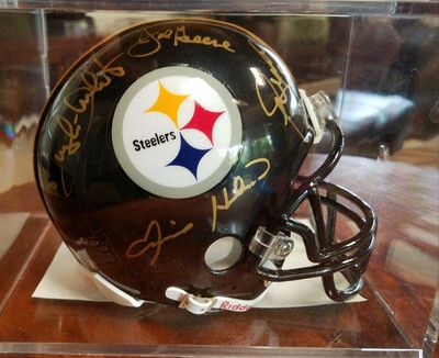 Jsa Gai Coa Steel Curtain Autographed Pittsburgh Steelers Black