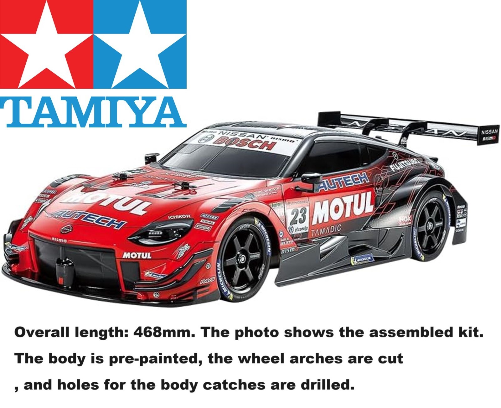 TAMIYA RC 1/10 Assembly Kit #735 MOTUL AUTECH Z TT-02