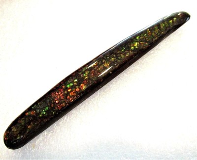 LARGE AMMOLITE GEMSTONE 86mm x 12mm