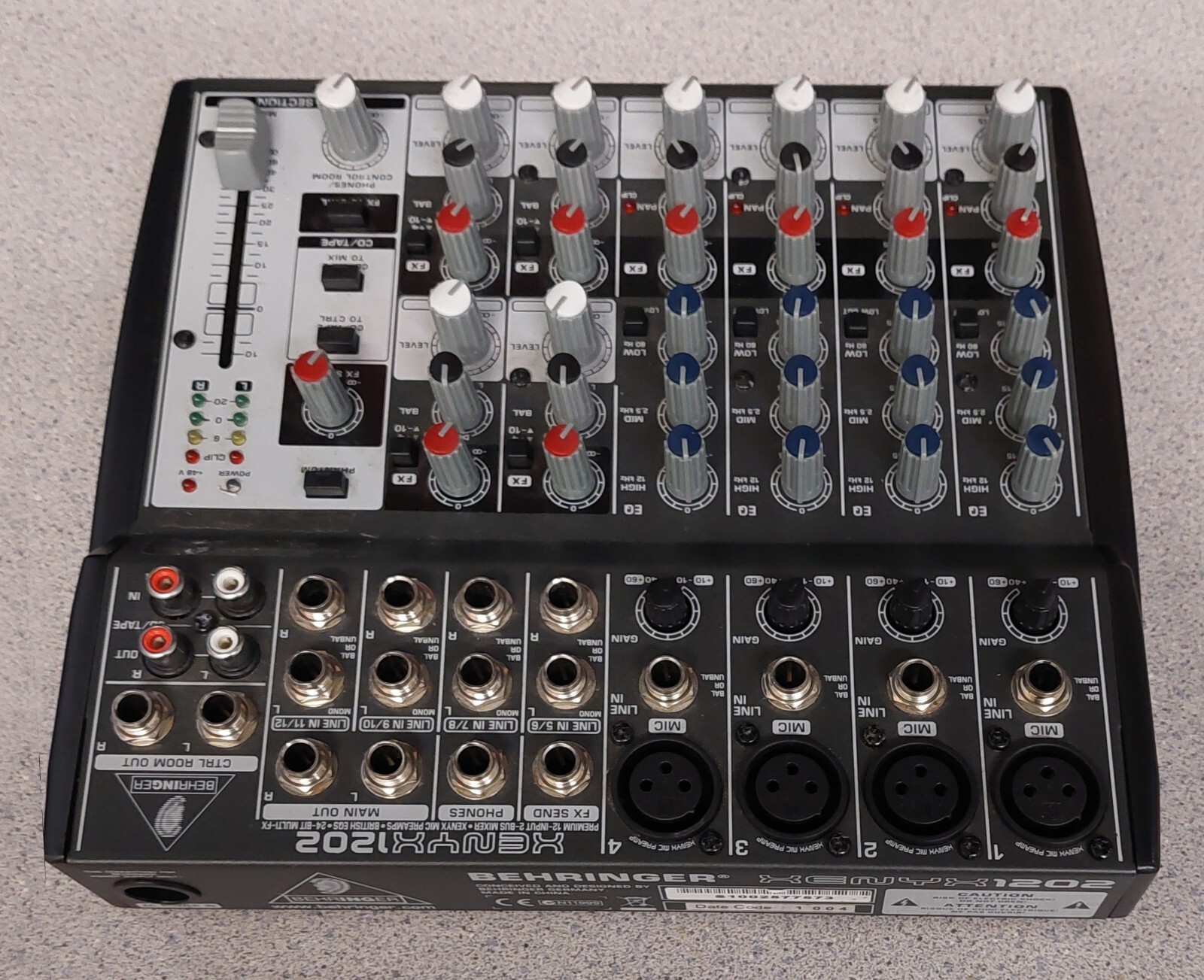 Behringer Xenyx 1202 Premium Analog Mixer 12INPUT 2BUS MIXER No power