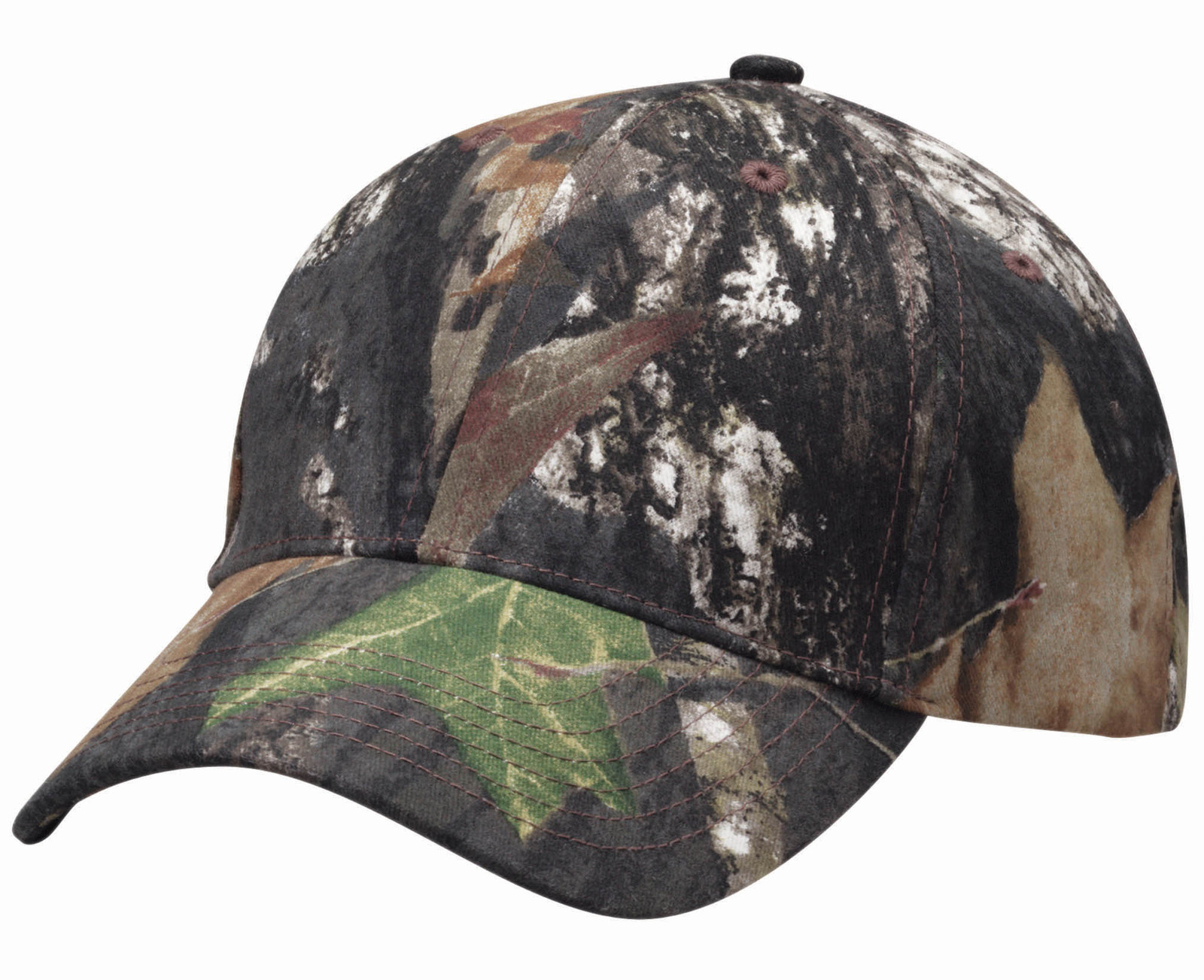 PEACHES PICK Licensed Camo Structured Baseball Hat Mossy Blaze Orange