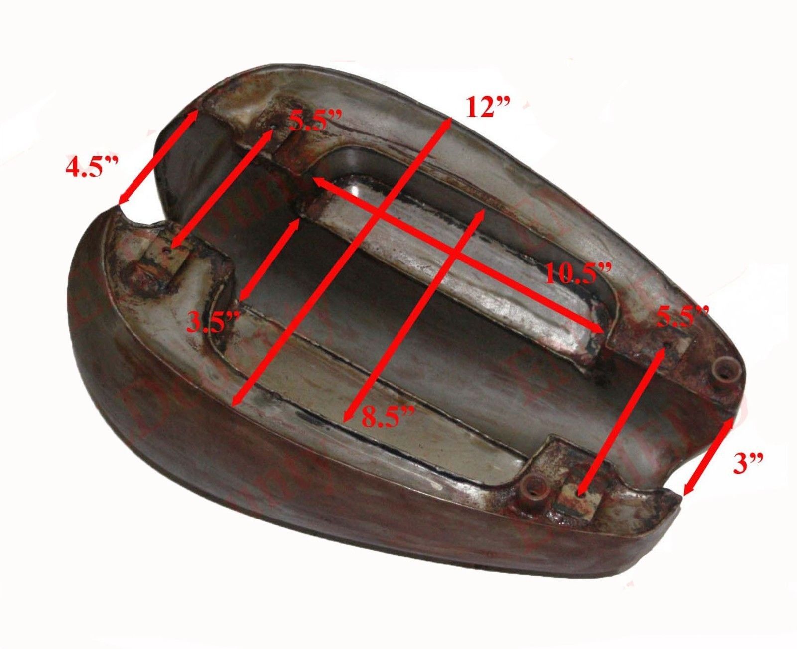 For Norton 16H Es2 Gas Petrol Fuel Tank Raw Bare Metal 1940 Models 