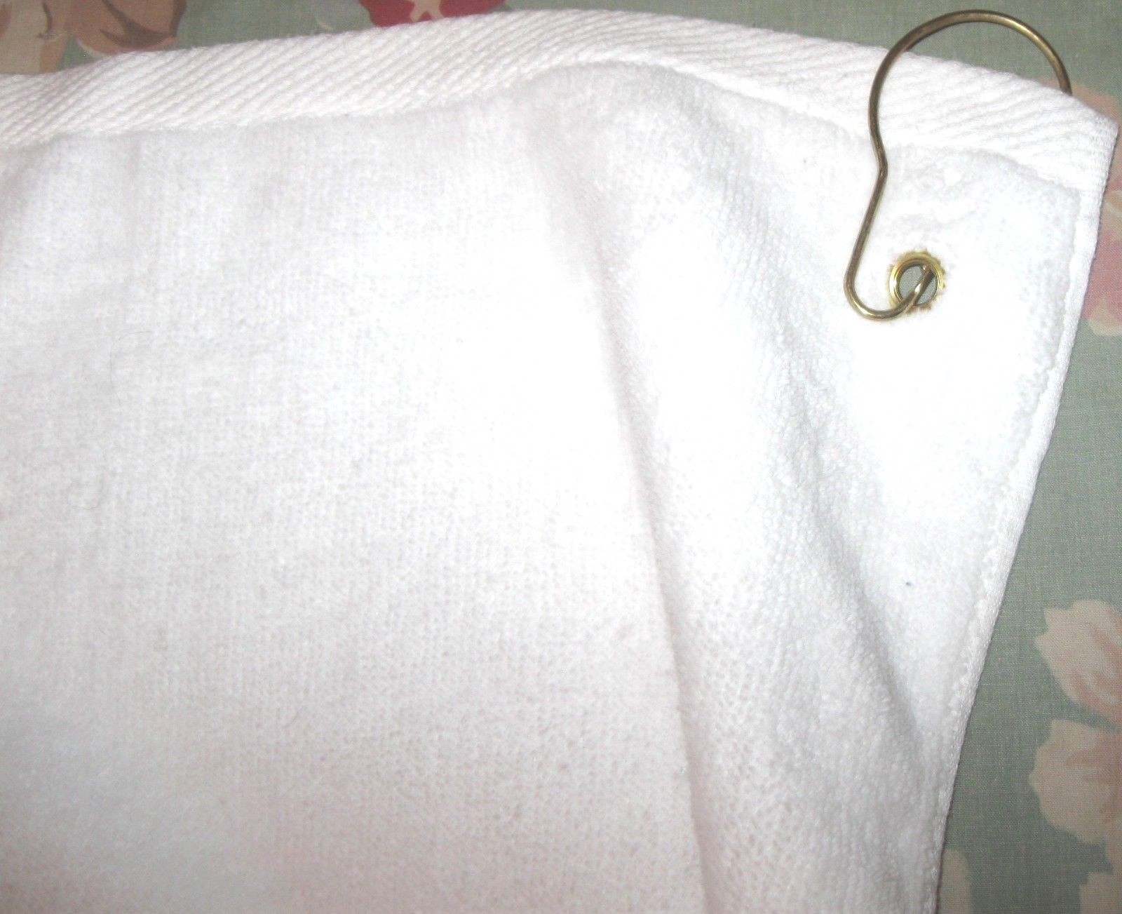 VINTAGE BATHROOM HAND TOWEL PENTAGON JOINT CHIEFS OF STAFF BRASS RING 15