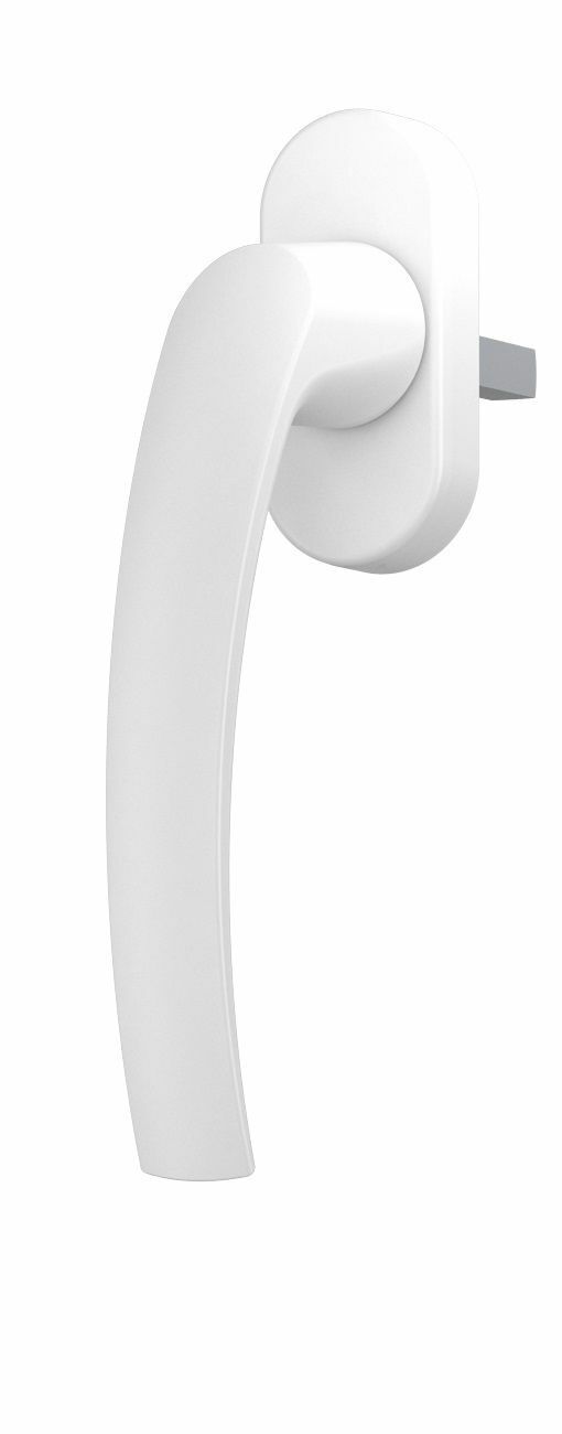 Fenstergriff Rasterolive Fensterolive aus Aluminium Fenster Weiß RAL 9016