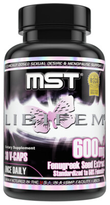 MST Libifem, Fenugreek Seed Extract Capsules, Boost Desire, Libido, Arousal BSCG