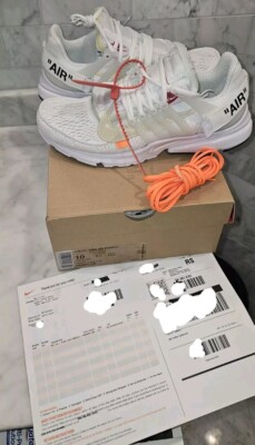 Nike X Off-White Air Presto White US Men s Size 10 AA3830-100 NEW