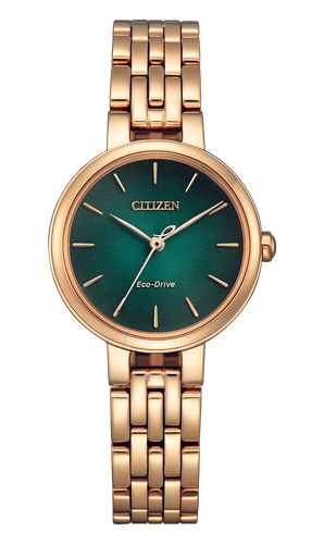 Pre-owned Citizen Rose Gold Womens Analogue Watch Em0993-82z