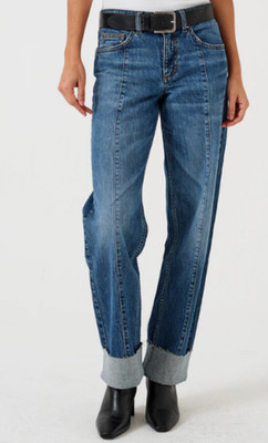 Seventy + Mochi W 30 Reg Leg Stevie Jean Arizona Vintage Straight Leg Turn-Ups