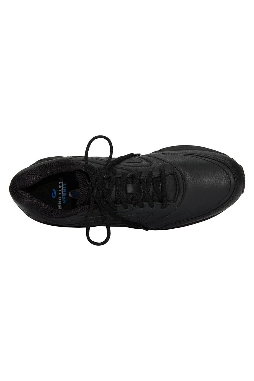 Pre-owned Brooks Addiction Walker 1100391b001 Black Leather Walking Shoes, Men's Size 9 B