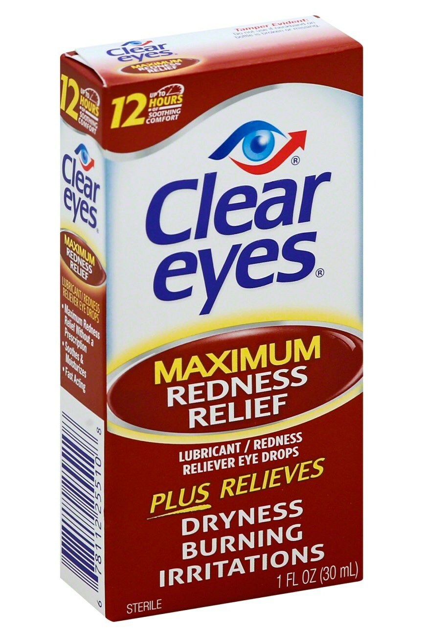 Купить Глазные капли & мыть Clear Eyes Maximum Redness Relief Eye Drops