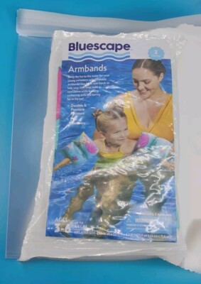 Kids Inflatable Swim Armbands Mermaid, Bluescape, 2 Piece Floaties 