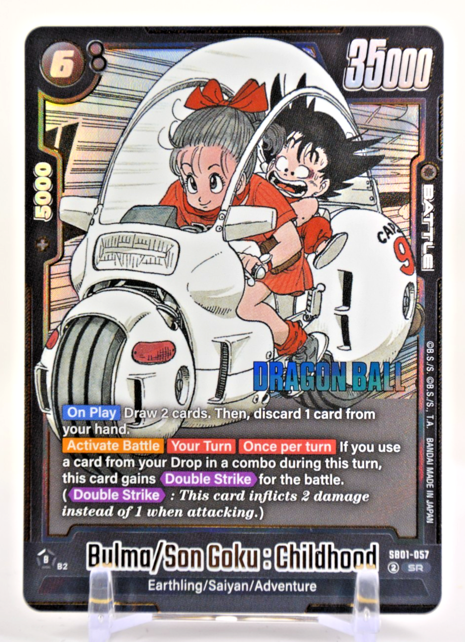 SB01-057 Bulma/Son Goku : Childhood (SR) DBS: Fusion World