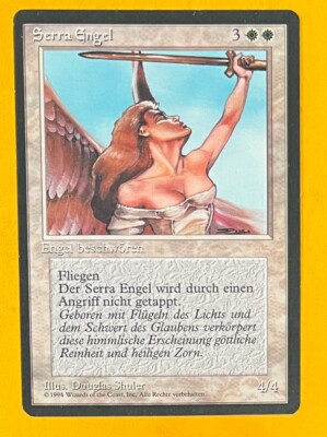 MTG SERRA ANGEL (German) Revised FBB (OldManMTG 009-008)