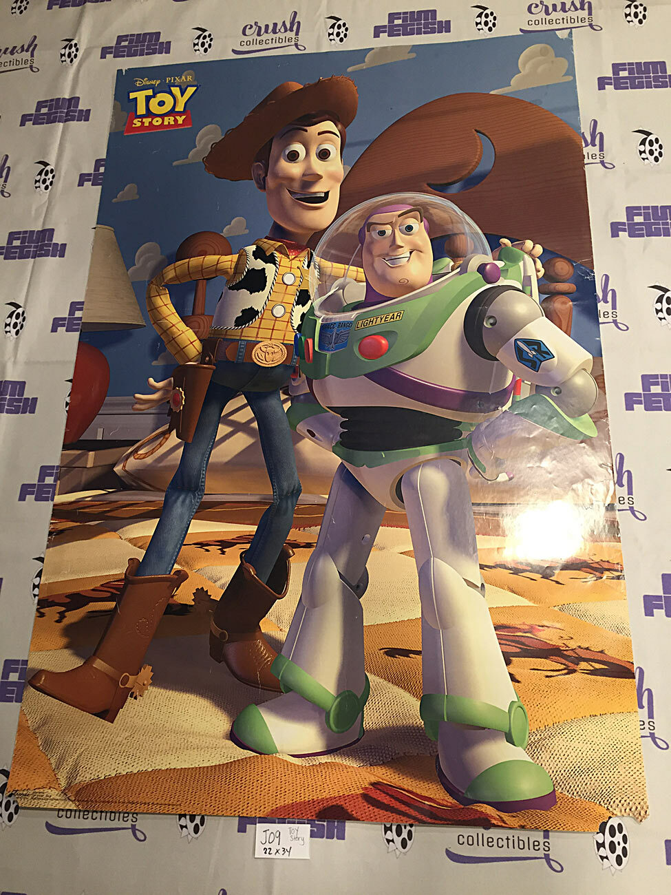 PIXAR 1番くじ Last賞 Toy Story Poster Figure Toy Story (1995) Original One-Sheet Movie Poster - Original