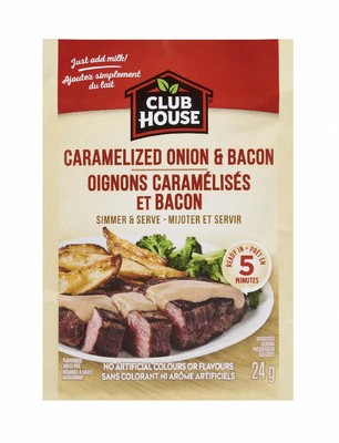 Club House Caramelized Onion & Bacon Gravy Mix, 24g/0.8 oz. Pouch